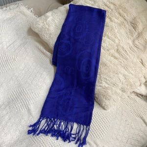 Royal blue pashmina